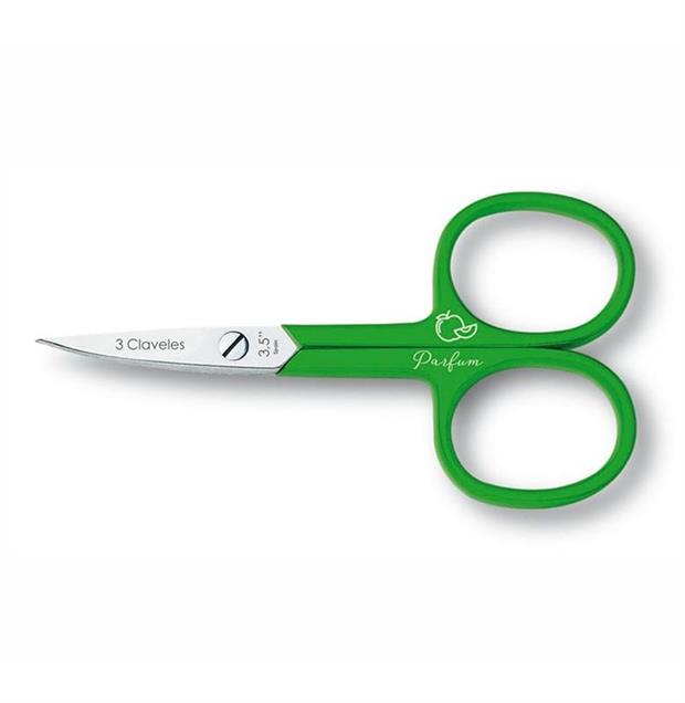 TIJERA UÑAS CURVA TROPICAL MANZANA 3,5" D 3C